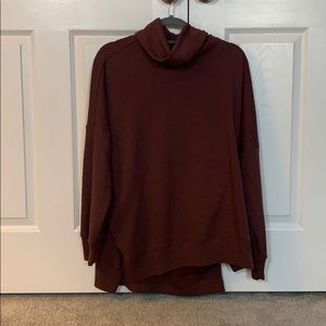 Maroon Aerie Turtleneck Pull Over